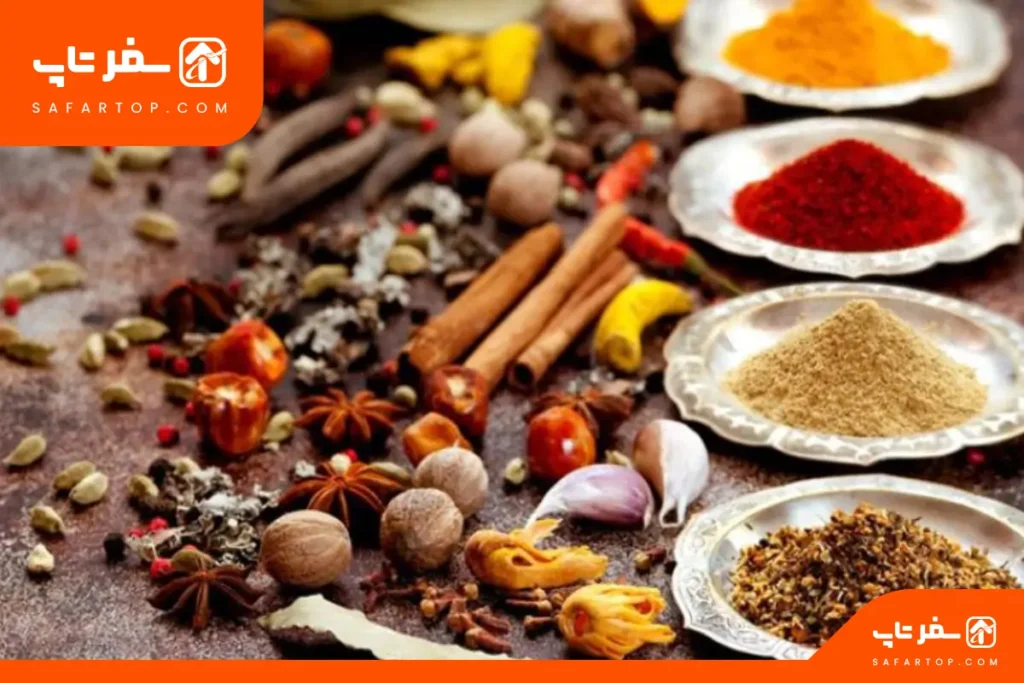 انواع ادویه سوغاتی جزیره هرمز