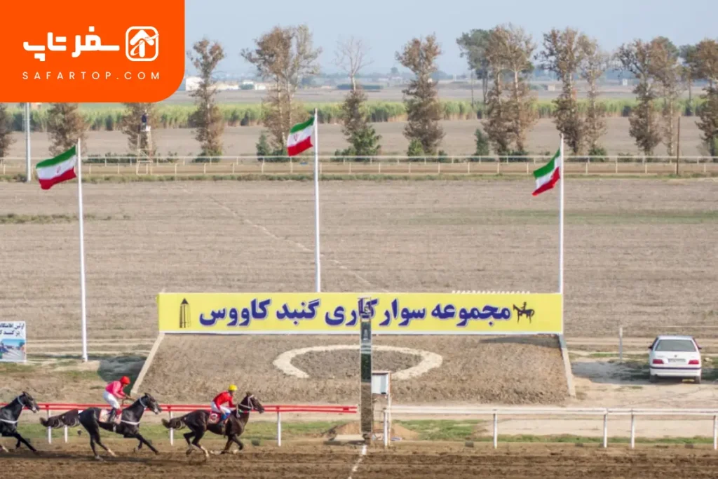 گنبد کاووس بهترین جا برای مسابقات اسب سواری
