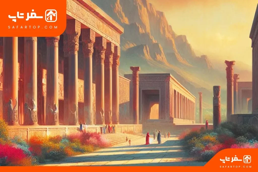 تخت جمشید یادگار دوره هخامنشیان