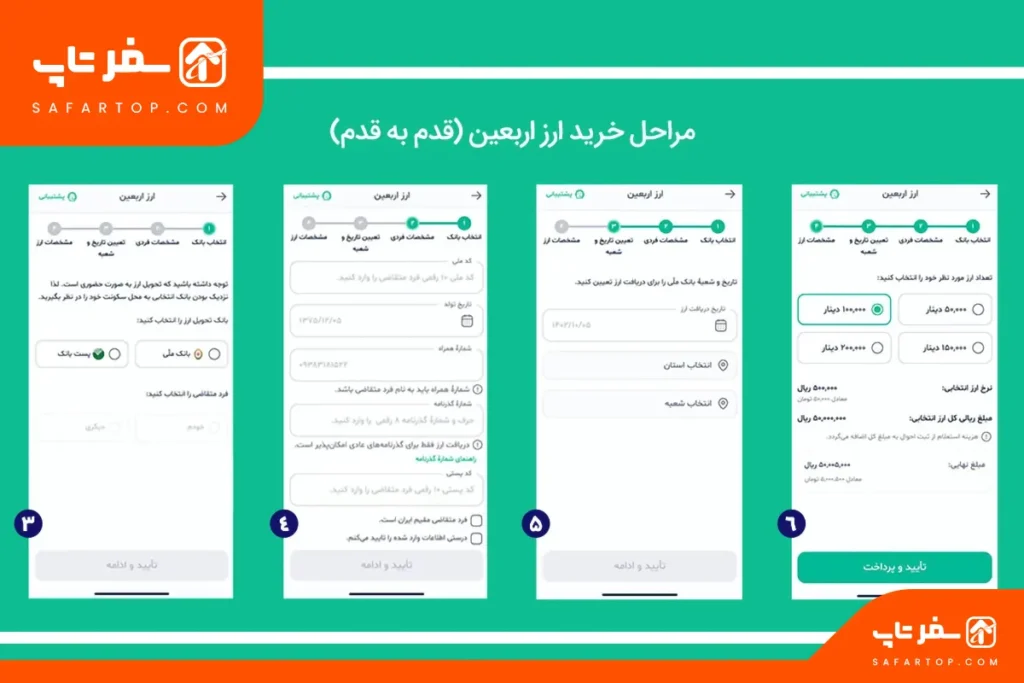 خرید ارز اربعین