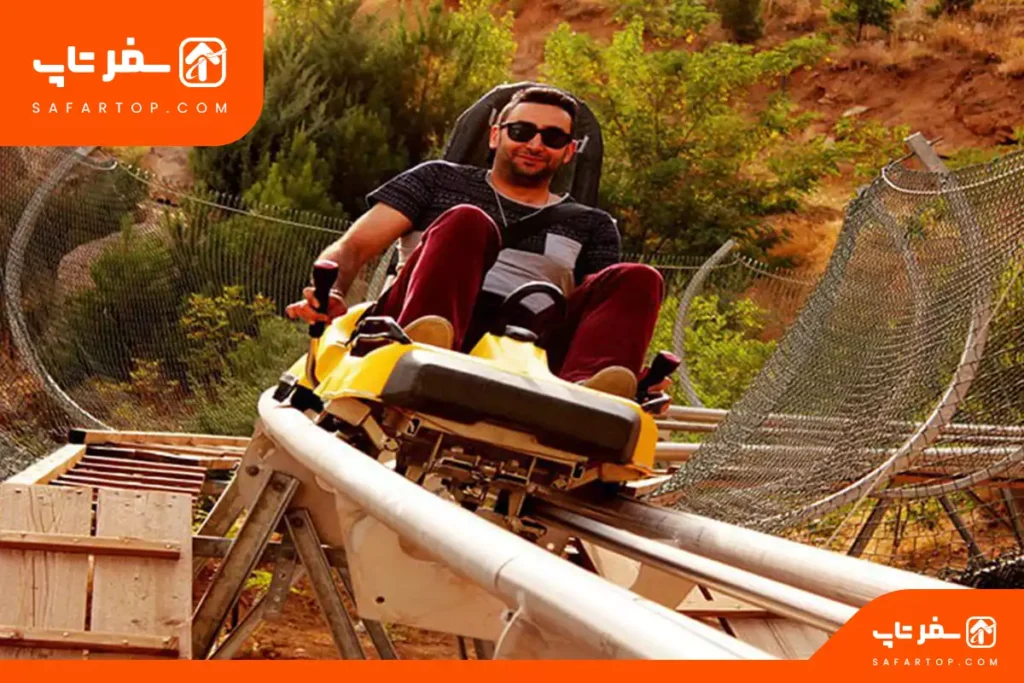 مکان های تفریحی تهران برای خانواده، سورتمه دربند