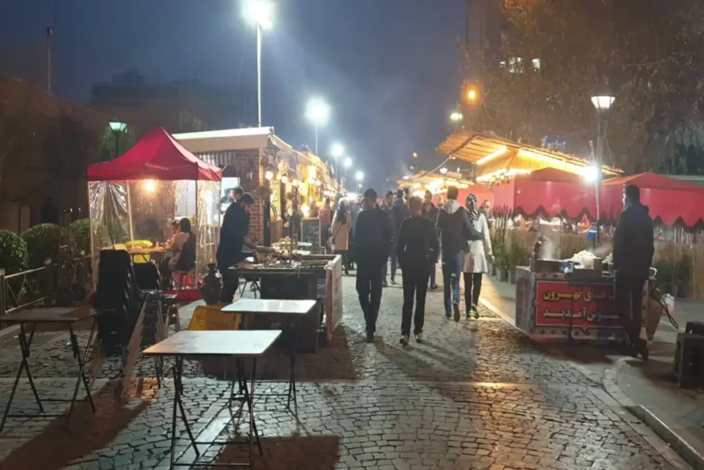 غذاهای خیابانی تهران
