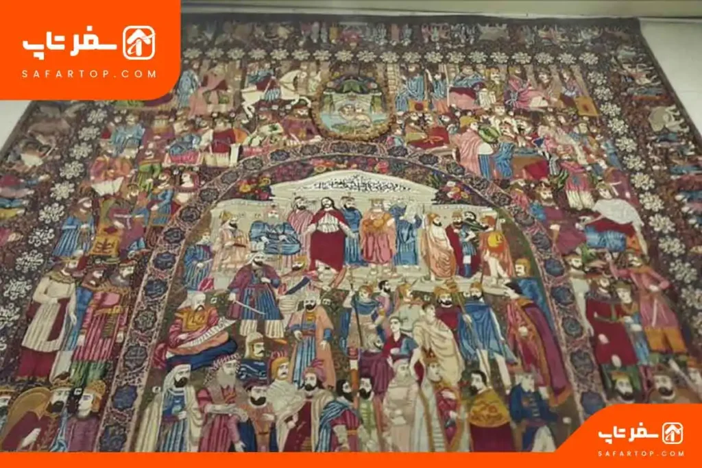 فرش حضرت عیسی موزه فرش تهران