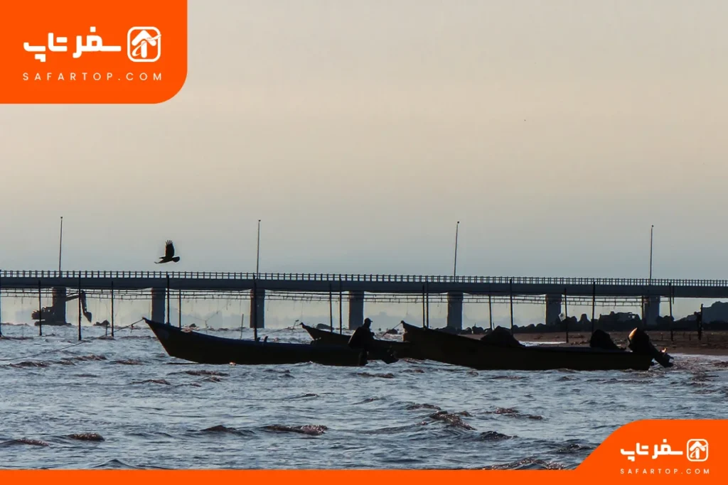 ساحل چمخاله لنگرود 