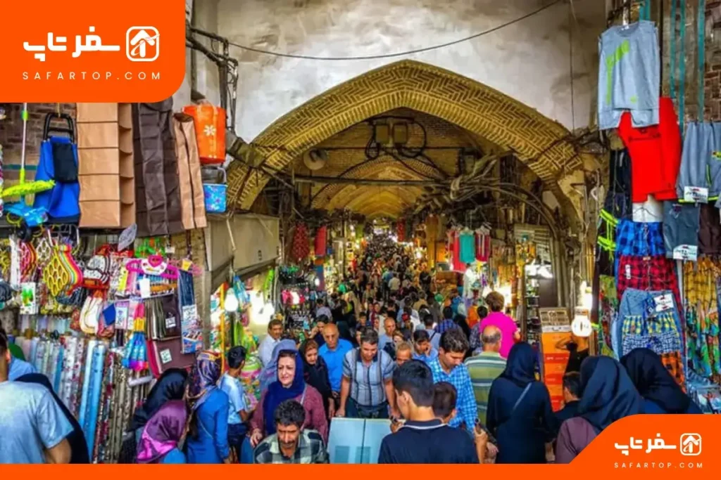 مسیر رسیدن به بازار تهران